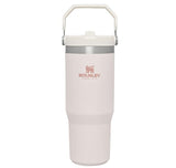 Stanley IceFlow Stainless Steel Tumbler with Straw - Vacuum Insulated Water Bottle for Home, Office or Car Reusable Cup with Straw Leak Resistant Flip Cold for 12 Hrs or Iced for 2 Days (Rose Quartz)