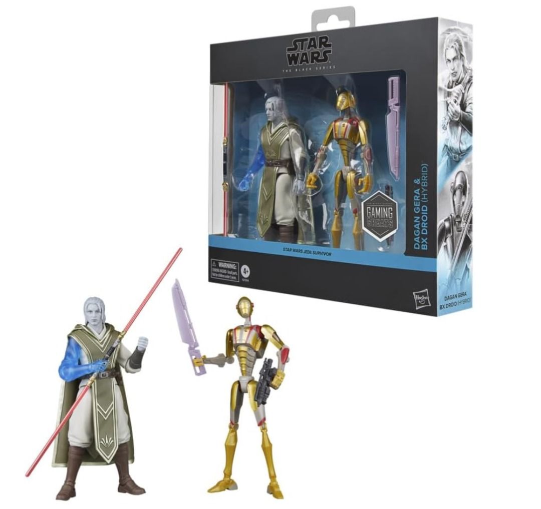 STAR WARS The Black Series Dagan Gera & BX Droid Hybrid, Jedi: Survivor Gaming Greats Collectible 6 Inch Action Figure 2-Pack