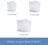 Stasher Premium Silicone Reusable Food Storage Bags, 3-Pack, Clear | Multi-Use Food Storage Bags, Lunch Bag, Travel Containers | BPA Free, Leak-free, Dishwasher-Safe, Eco-friendly