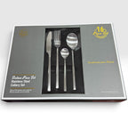 Table Matters  KN-6131- Cubic 16 Piece Stainless Steel Cutlery Set Matt Silver