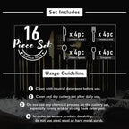 Table Matters  KN-6131- Cubic 16 Piece Stainless Steel Cutlery Set Matt Silver
