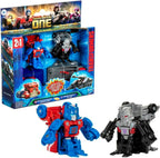 Transformers One Race Changers 2-Pack, Optimus Prime and Megatron 1.5-Inch Robot Action Figures
