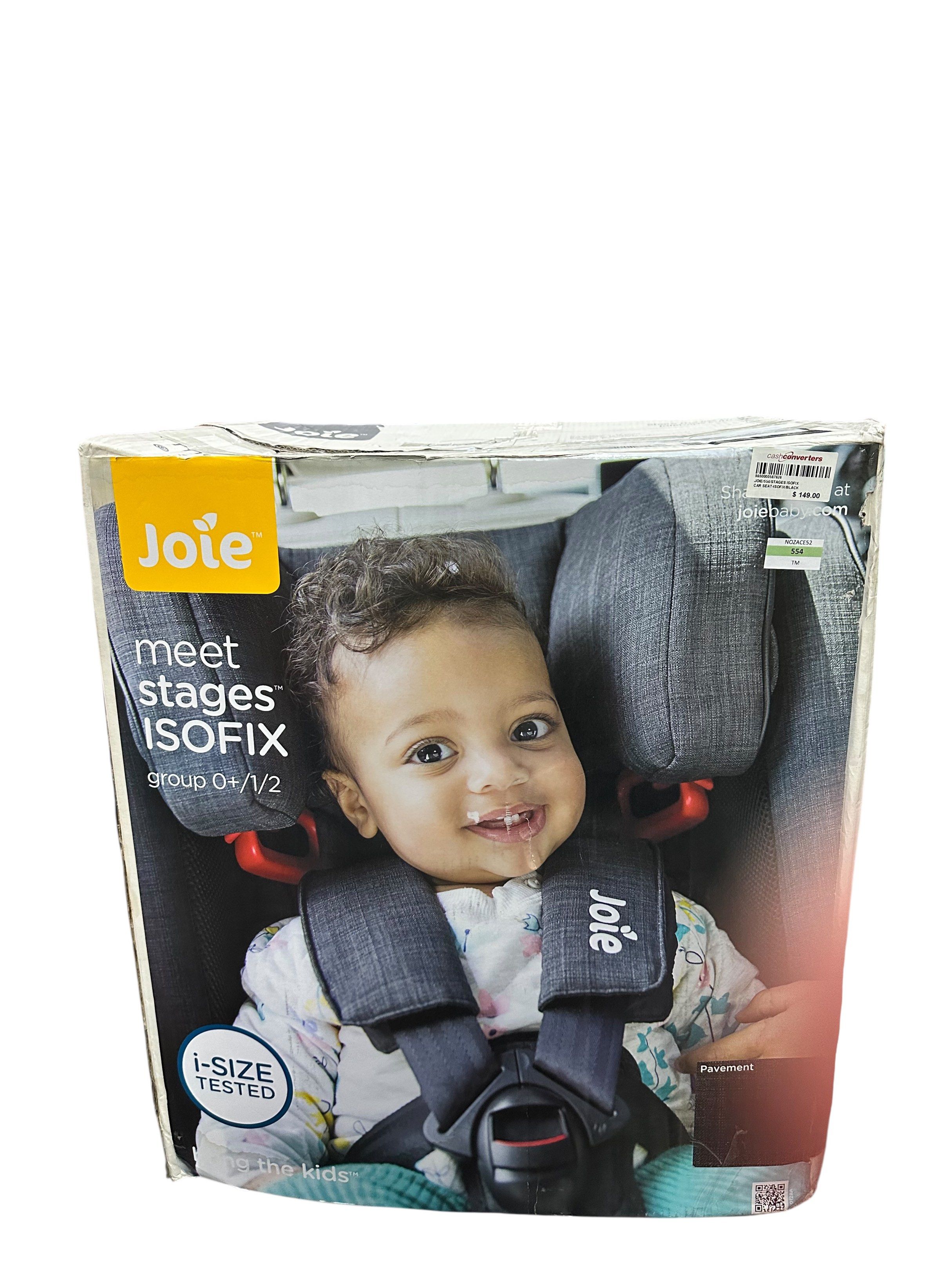 Joie Stages ISOFIX Car Seat Black Main image