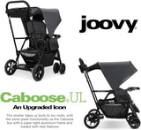 Joovy Caboose UL Sit and Stand Tandem Double Stroller, Jet