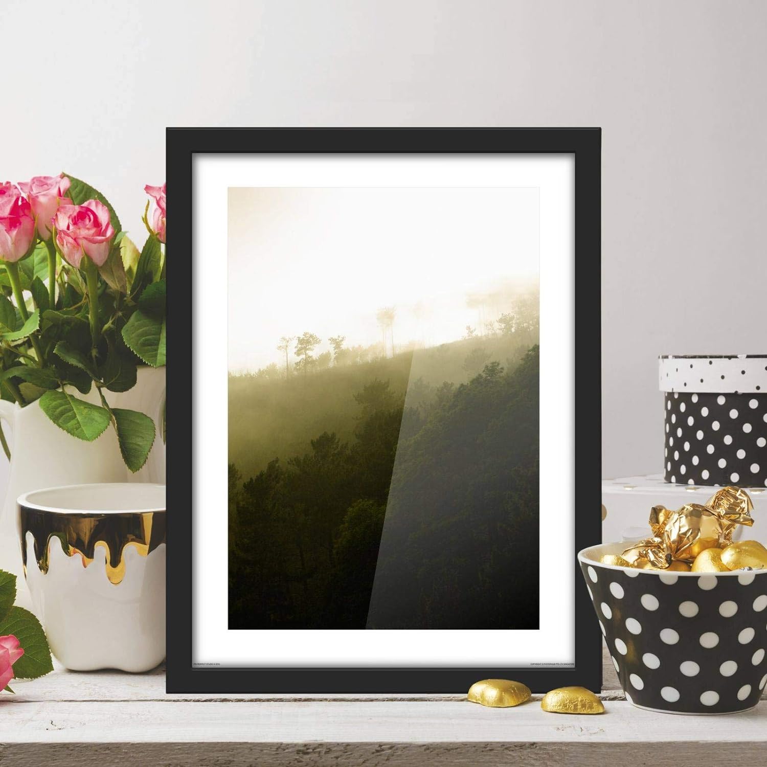 Poster Hub Feng Shui Wood Forest Slop Growth Expansion And Vitality Art Decor Secondary image
