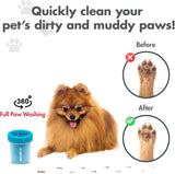 Dexas MudBuster Portable Dog Paw Cleaner Small Blue