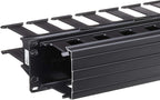Leviton 492RU HFR Horizontal Cable Management 2RU 3 inch by 3 inch Front and 2 inch by 4 inch Rear