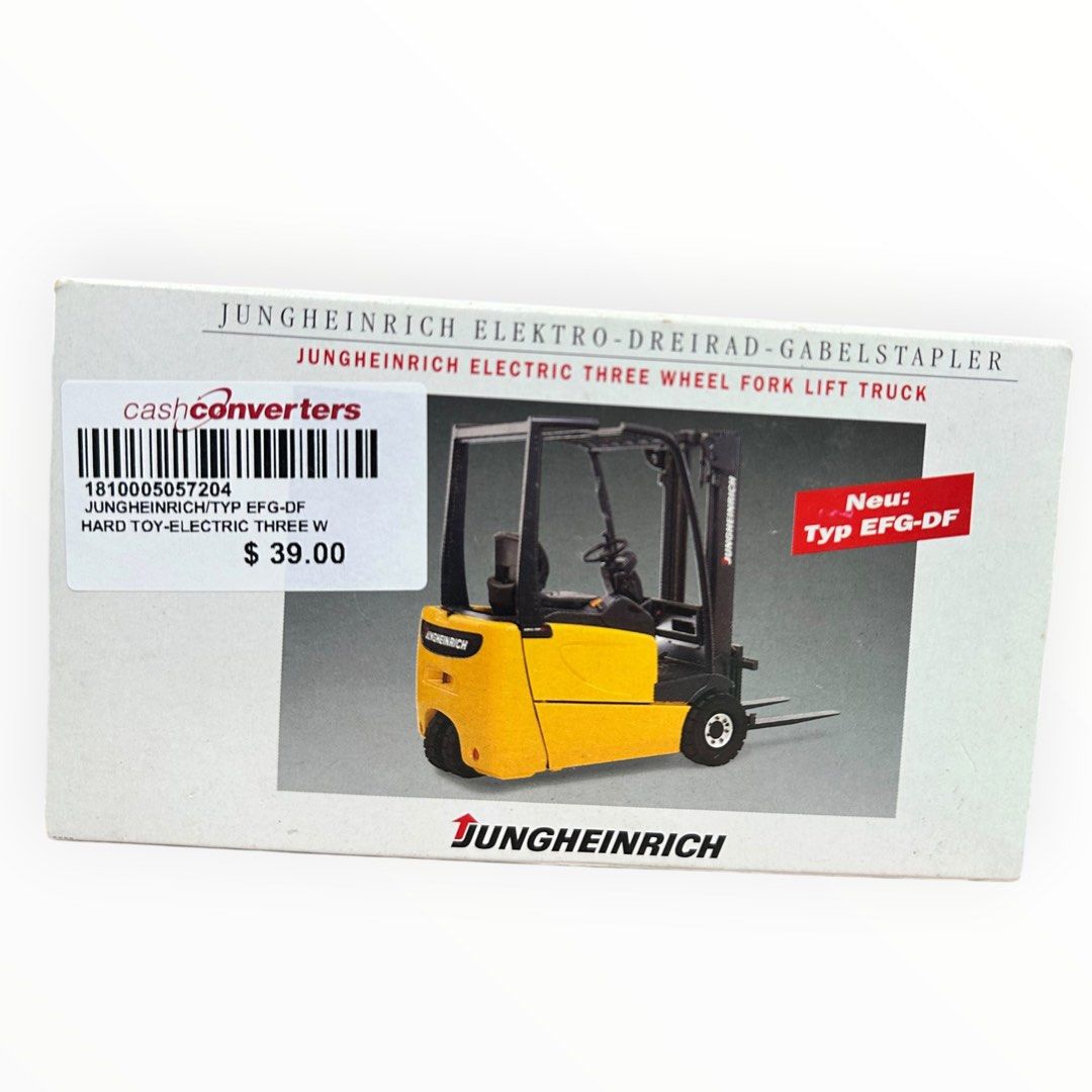 Jungheinrich Electric Three Wheel Fork Lift Truck Toy Main image