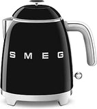Smeg KLF05BLUK Mini Electric Kettle, 0.8L, Black