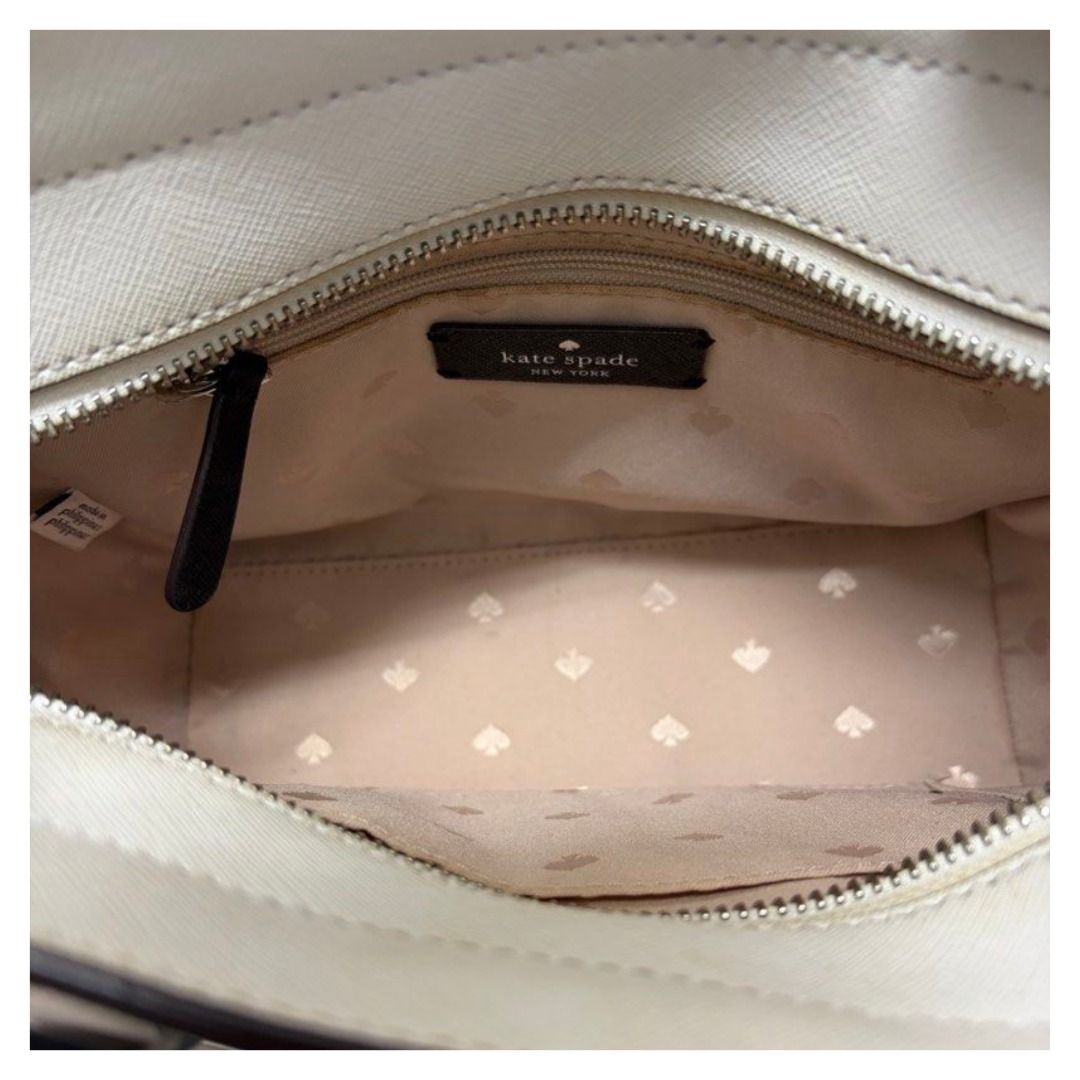 Kate Spade Cameron Colorblock Satchel Bag, Beige