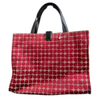 Kate Spade New York Patterned Canvas Tote Bag – Red