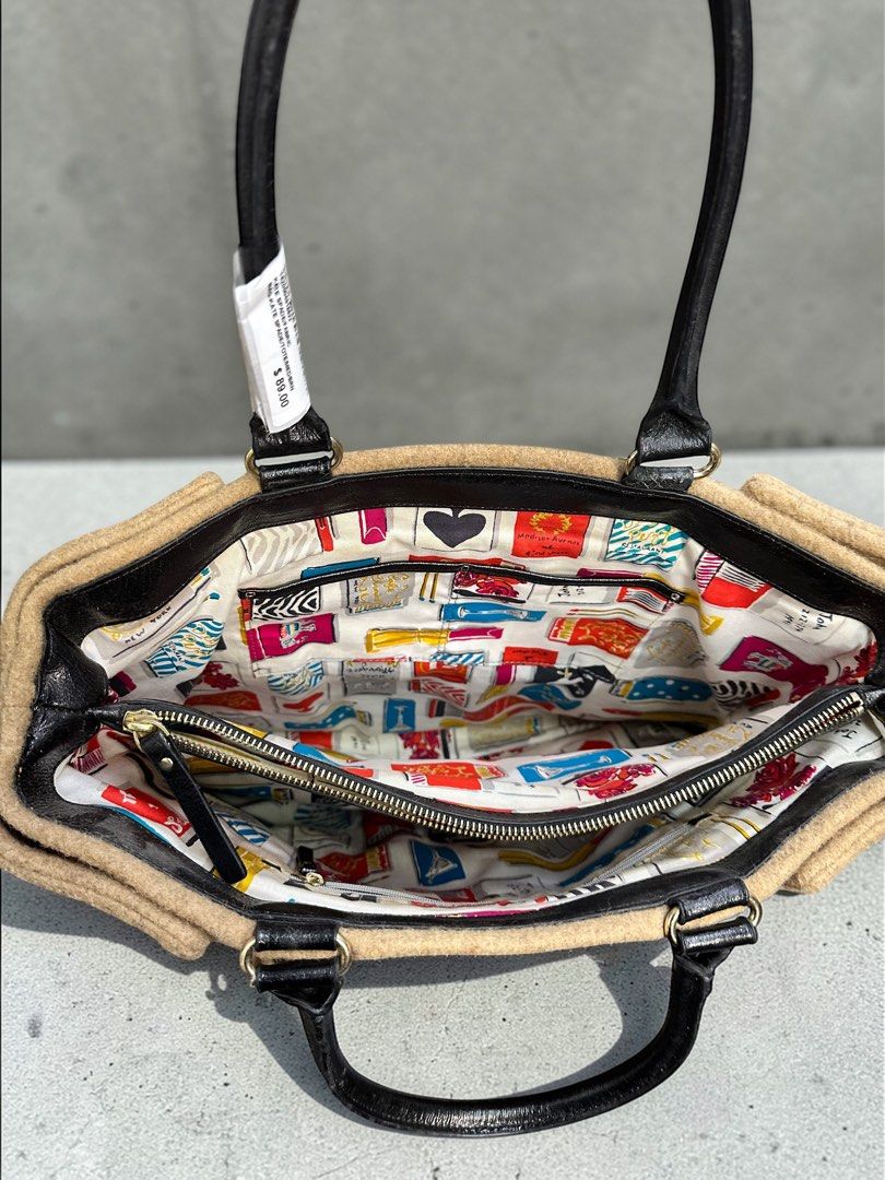 Kate Spade Wool Tote Bag