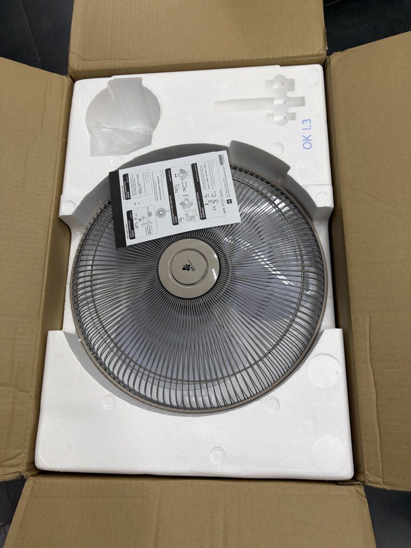 KDK N40HS Living Fan with 40cm Plastic Blade Champagne Gold