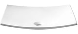 Kraus KSV-3MW Natura Bathroom Sink, Rectangular 19.5 x 15.7 Inch