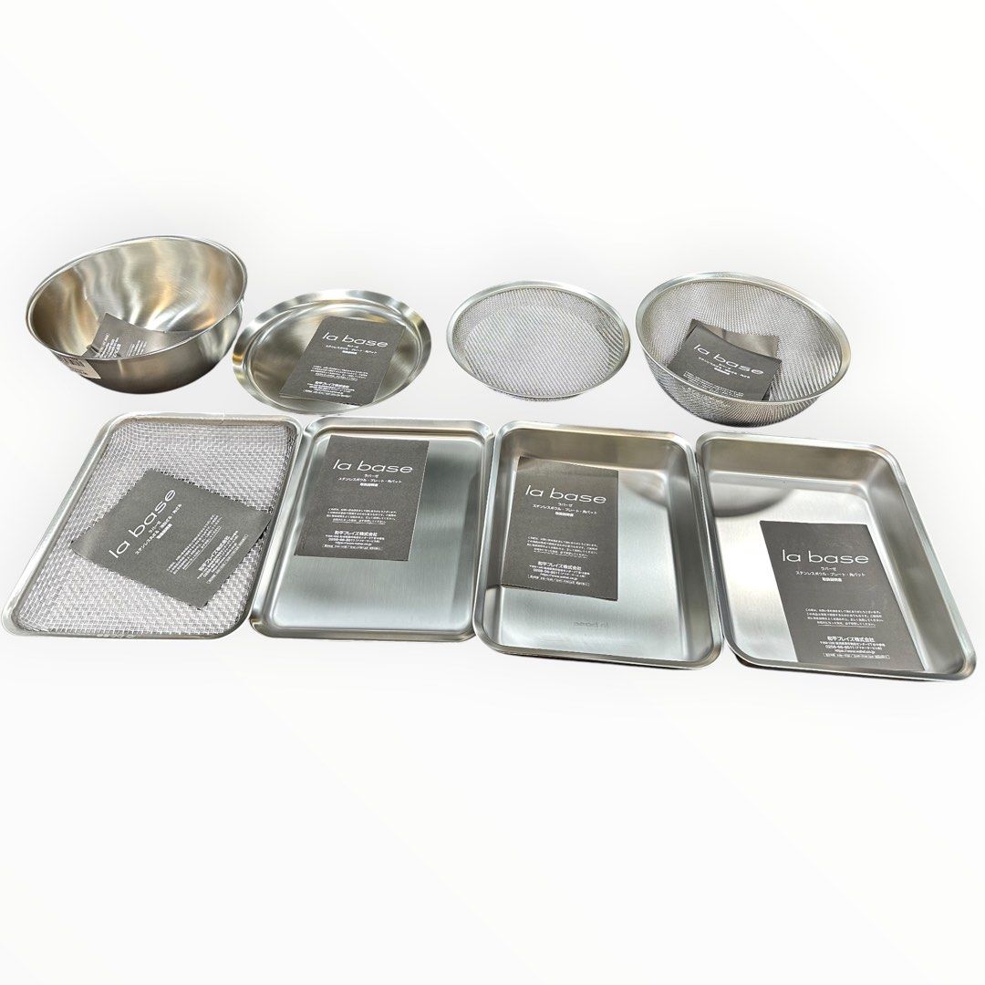 La Base La Base Square 4-Piece Set & Round Medium 4-Piece Set