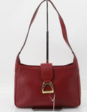 Lancel Shoulder Bag Red Leather