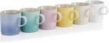 Le Creuset of America PG2018SRB-12MC Sorbet Collection Coffee Mugs (Set Of 6), 11.8", Multicolor