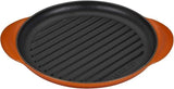 Le Creuset Round Cast Iron Grill Pan 25cm Flame