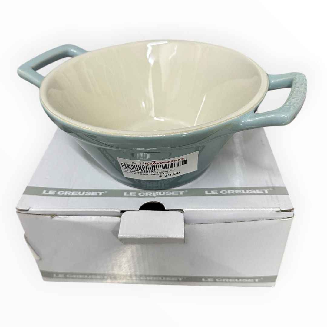 Le Creuset Cassoulet Serving Bowl, Sea Salt 760ml Main image