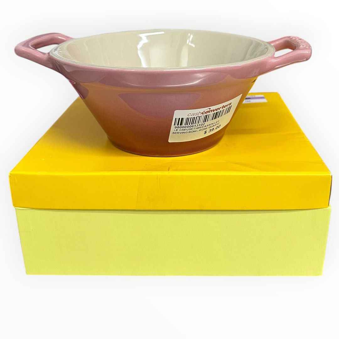 Le Creuset Cassoulet Serving Bowl, Rose Quartz 760ml Main image