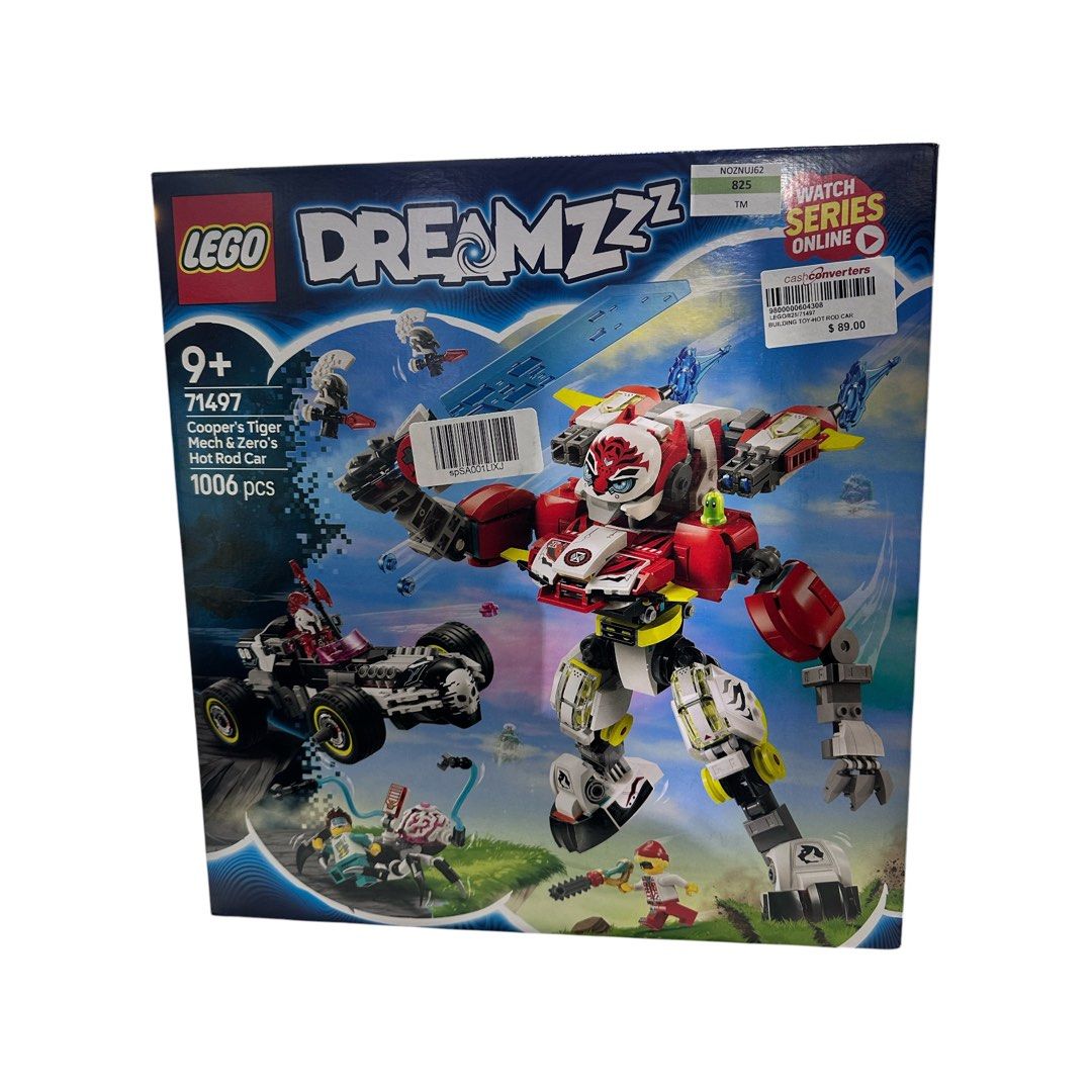 LEGO 71497 DREAMZzz 2in1 Coopers Tiger Mech And Zeros Hot Rod Car