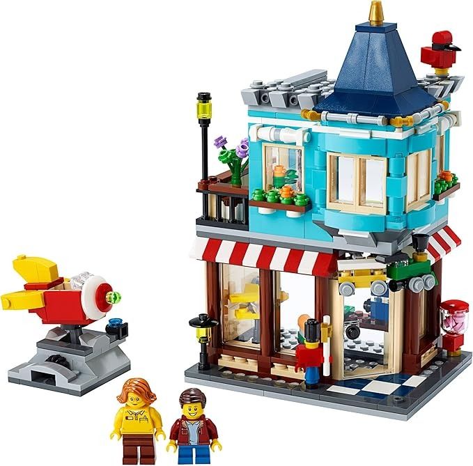 LEGO Creator 3in1 Townhouse Toy Store 31105, Cool Buildable Toy for Kids Building Kit (554 Pieces) Main image