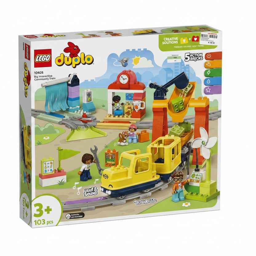 LEGO 10428 DUPLO Town Big Interactive Community Train Set Secondary image
