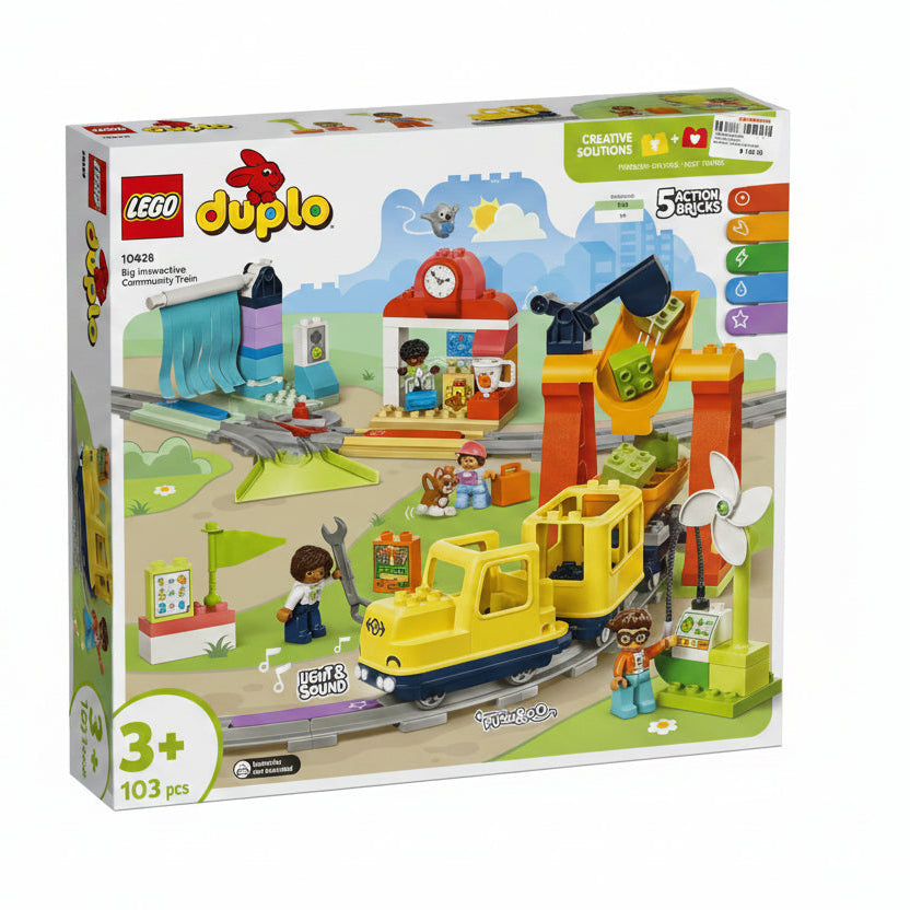 LEGO 10428 DUPLO Town Big Interactive Community Train Set