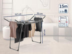 Leifheit Laundry Dryer Oegasus 150 Solid Slim Black