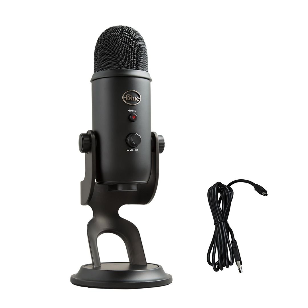 Logitech Blue Yeti USB Microphone Blackout Edition Main image