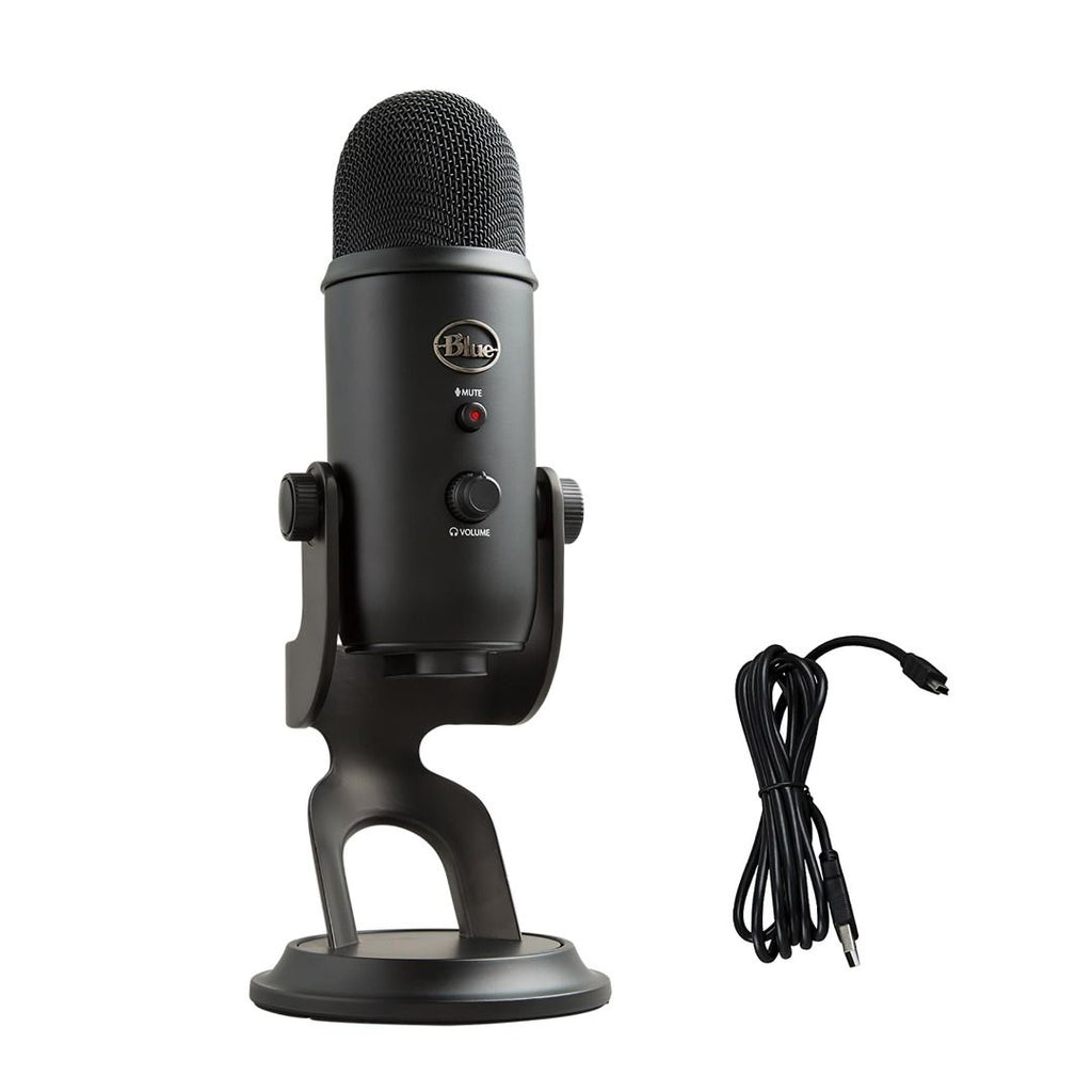 Logitech Blue Yeti USB Microphone Blackout Edition