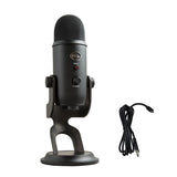 Logitech Blue Yeti USB Microphone Blackout Edition