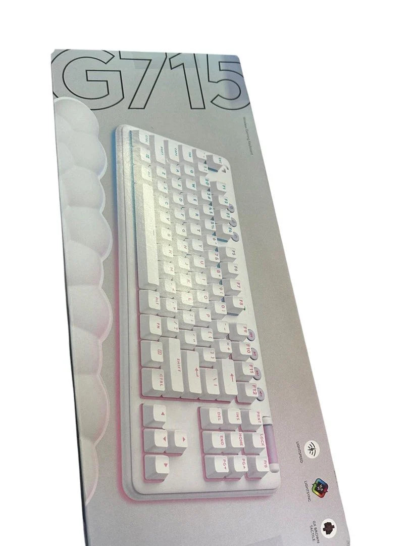 Logitech G715 Wireless Mechanical Keyboard - White