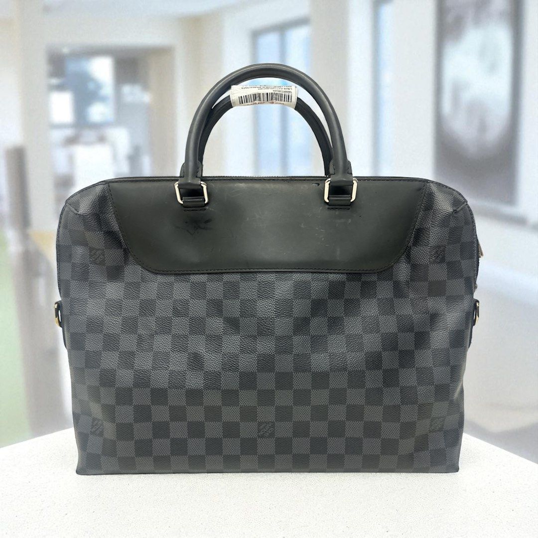 Louis Vuitton Damier Leather Document Bag (NO SLING)