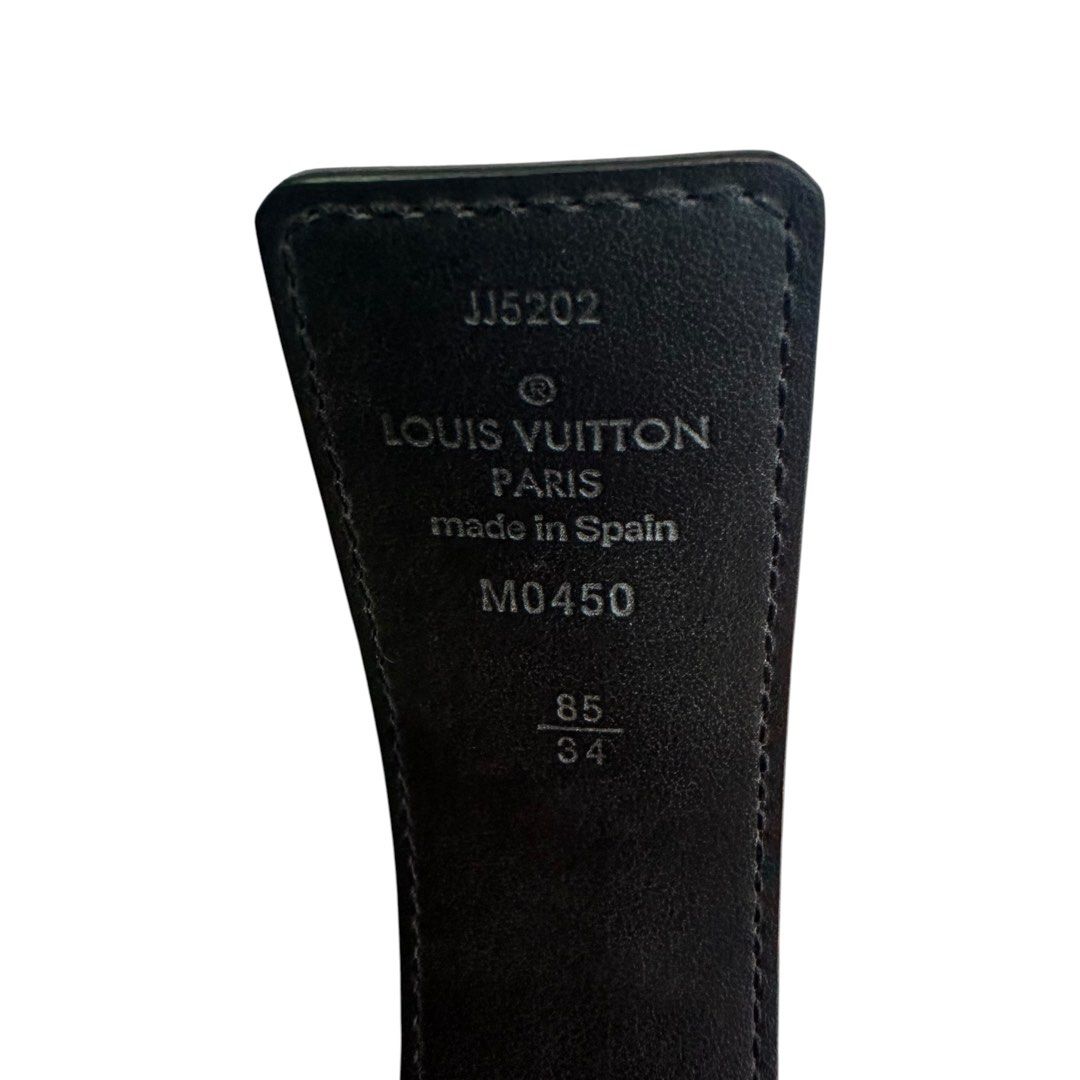 Louis Vuitton Initiales Monogram Eclipse Belt