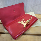 Louis Vuitton M90199 Pochette Louise Vernis Rogue W25 × H14 × D4cm