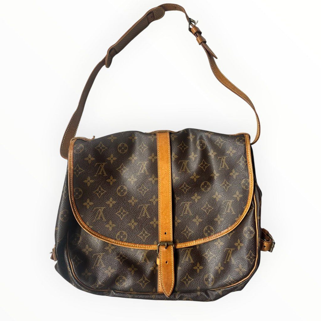 Louis Vuitton Monogram Saumur 35 Crossbody Bag.