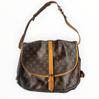 Louis Vuitton Monogram Saumur 35 Crossbody Bag.