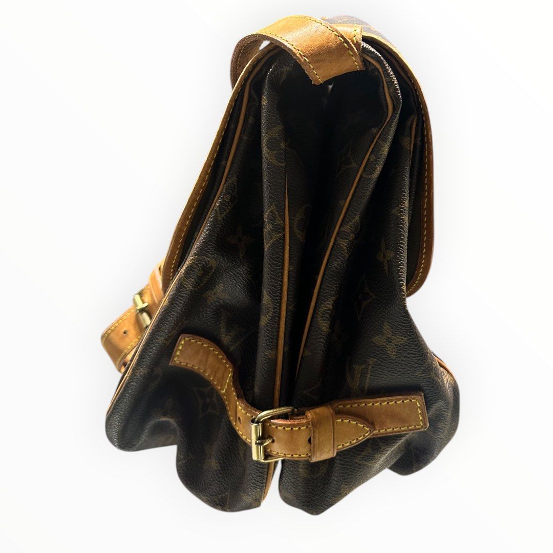 Louis Vuitton Monogram Saumur 35 Crossbody Bag.