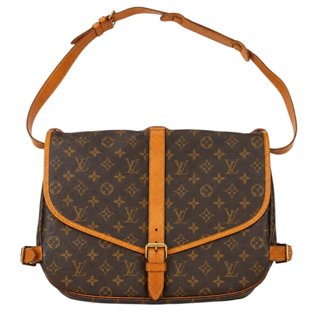 Louis Vuitton Monogram Saumur 35 Crossbody Bag.