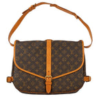 Louis Vuitton Monogram Saumur 35 Crossbody Bag.