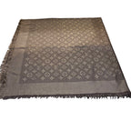 Louis Vuitton Monogram shawl/scarf featuring the Iconic LV Initials and Monogram Floral pattern