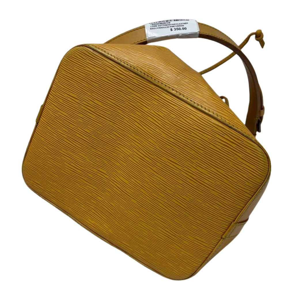 Louis Vuitton Noe Tassil Yellow Epi Leather Bucket Bag
