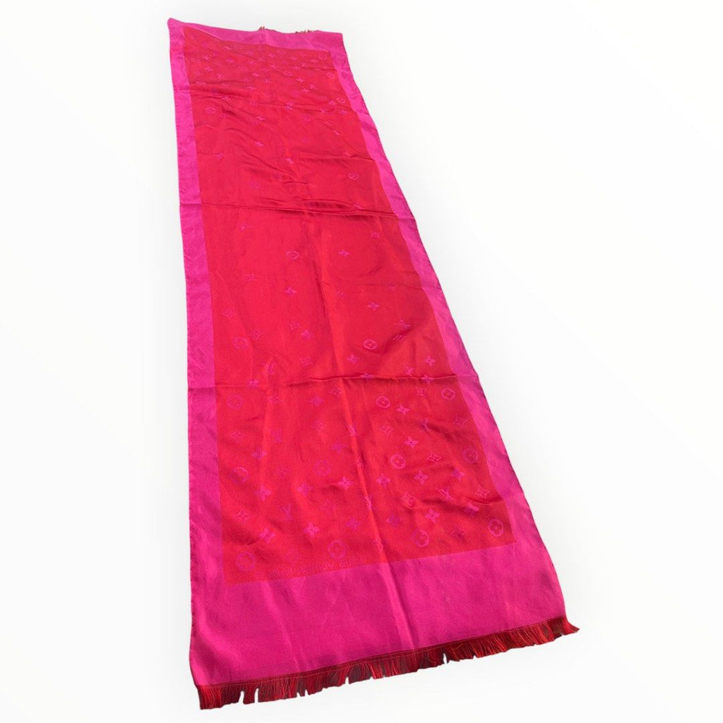 Louis Vuitton silk Pink Scarf