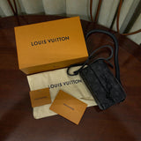 Louis Vuitton Steamer Wearable Wallet in Monogram Eclipse canvass