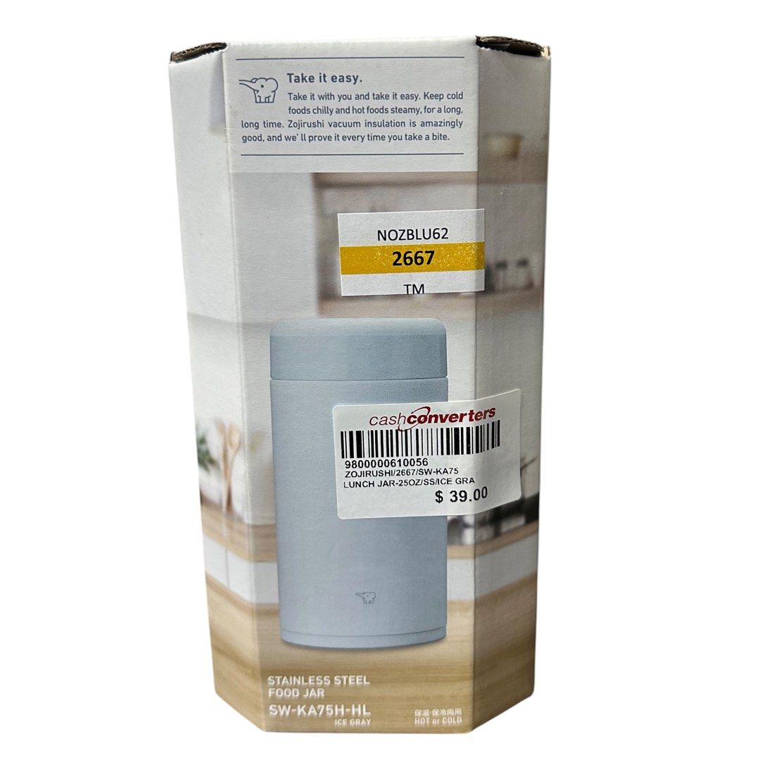 Zojirushi SW-KA75 H Stainless Steel Lunch Jar 25 oz Ice Gray Secondary image