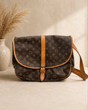 Louis Vuitton M42254 Saumur 35 Vintage Messenger Sling Bag