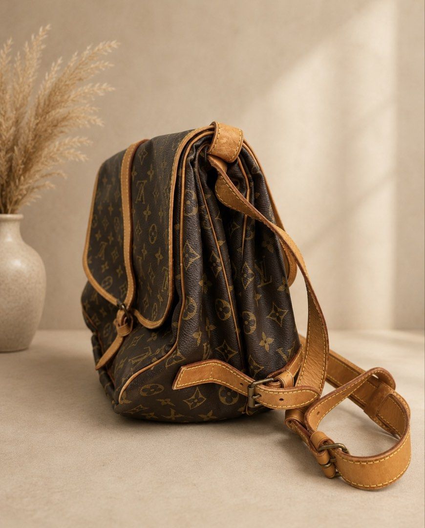 Louis Vuitton M42254 Saumur 35 Vintage Messenger Sling Bag