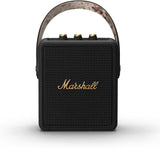Marshall Stockwell II Portable Bluetooth Speaker - Black and Brass