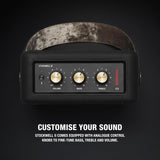 Marshall Stockwell II Portable Bluetooth Speaker - Black and Brass